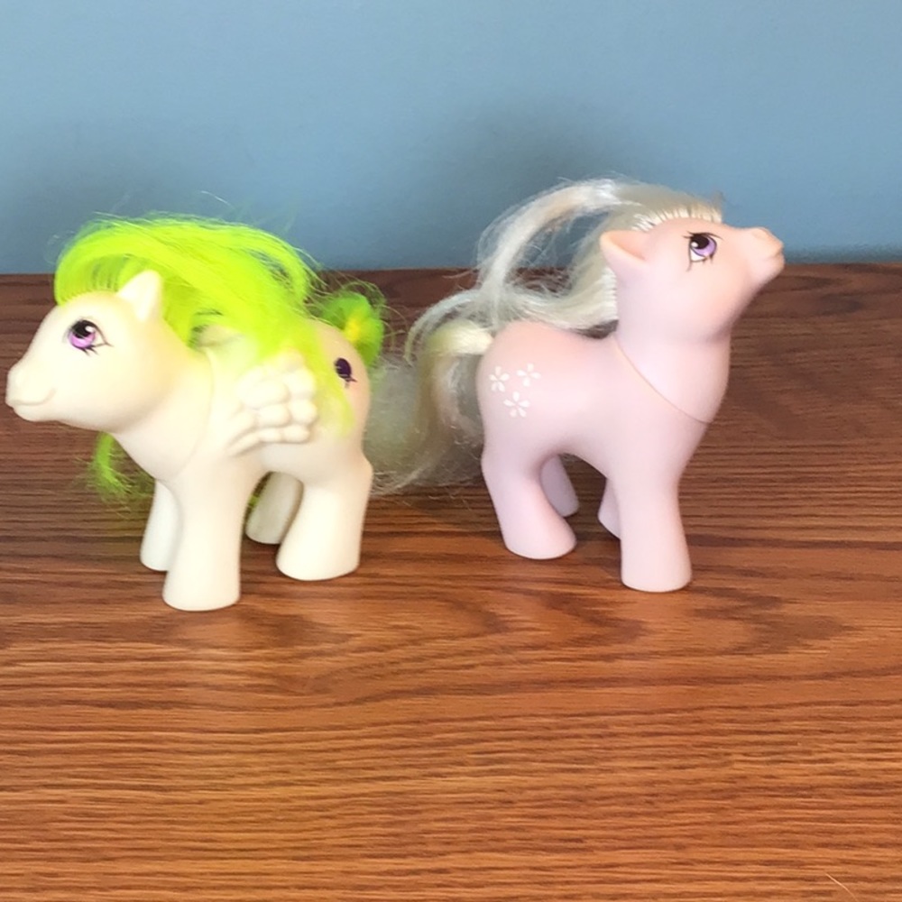 Pair of vintage My Little Pony from 1984